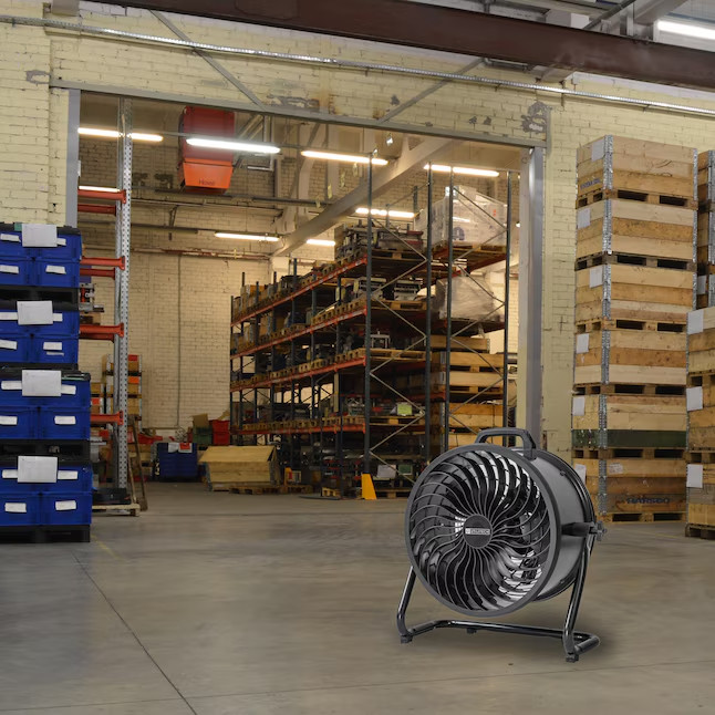 SALE- Utilitech 16-in High Velocity Indoor Floor Fan, in Black