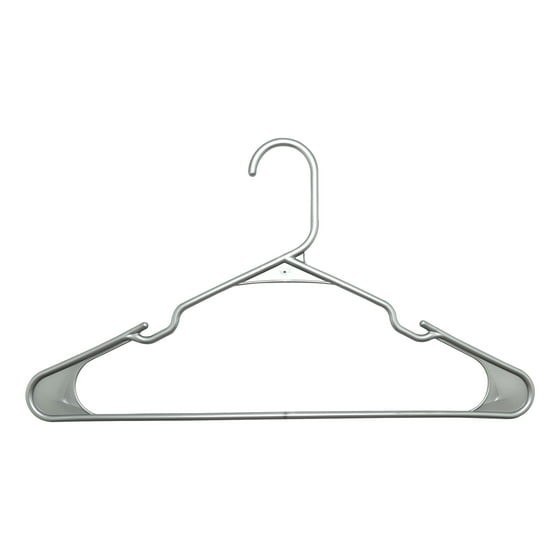 Plastic Clothes Hangers – 50 Pack, Lightweight & Durable – Everyday Use – Black