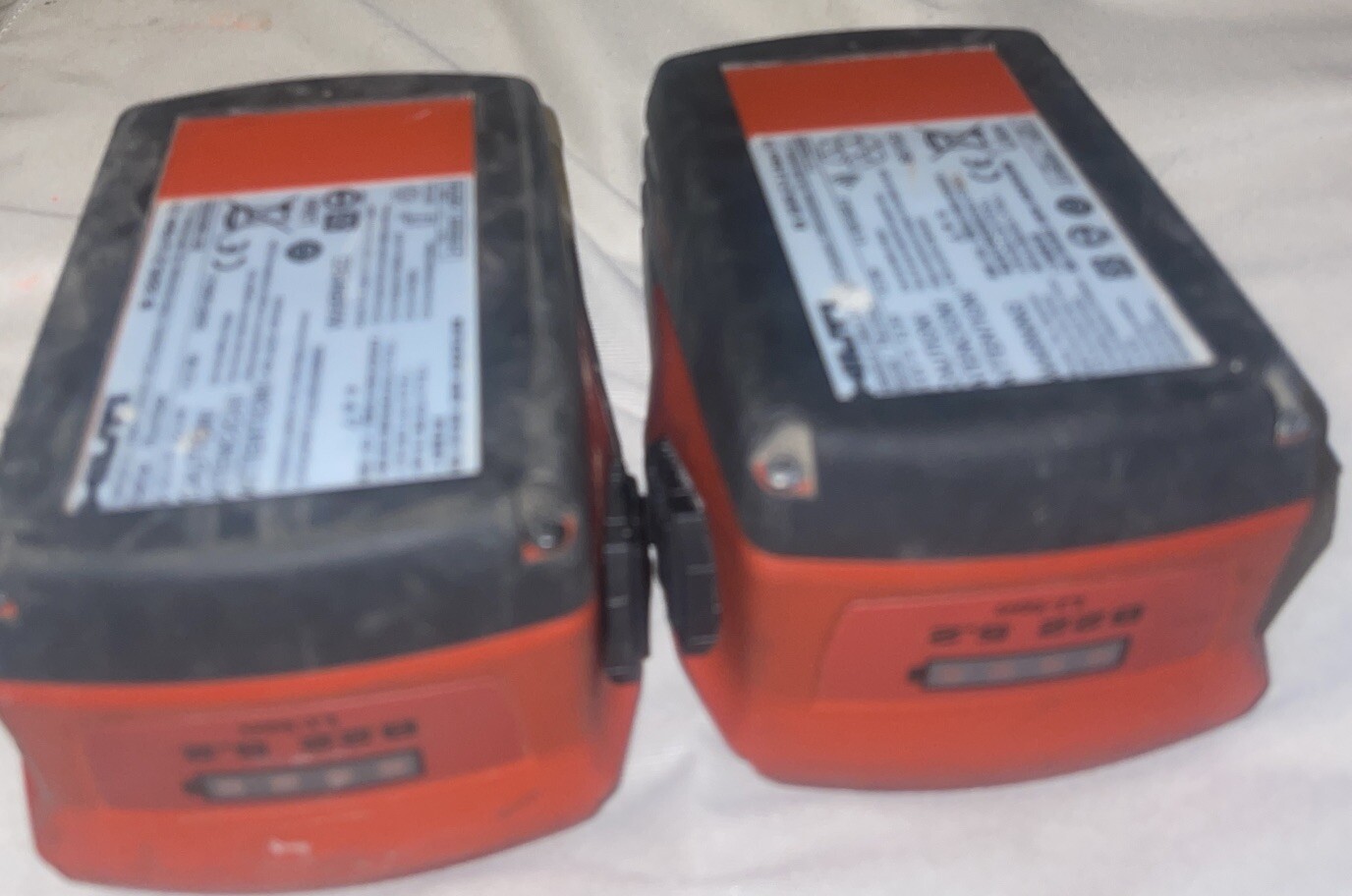 2 Hilti CPC B22 5.2Ah Li-Ion Cordless Tool Batteries