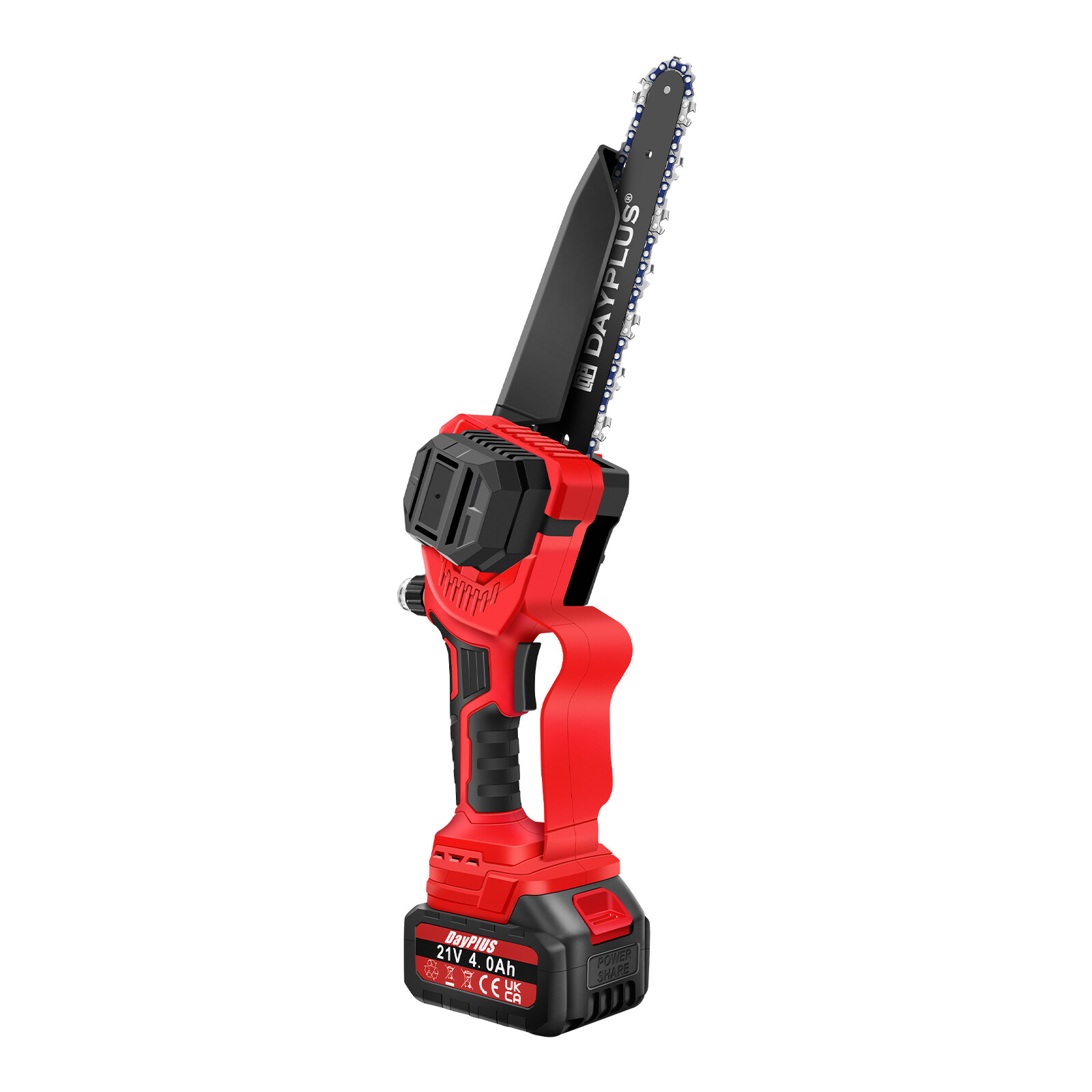 8 inch 21V Mini Chainsaw/Cordless Lightweight One-hand Electric 2x Saw Battery