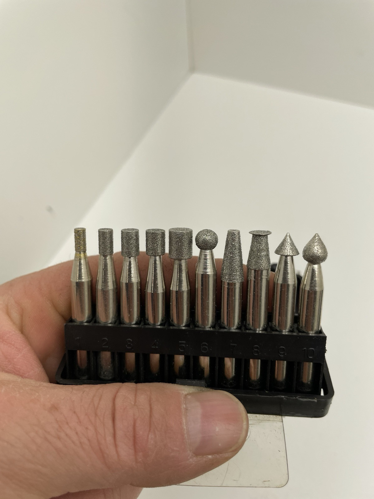 10 Pc Diamond Burr Set