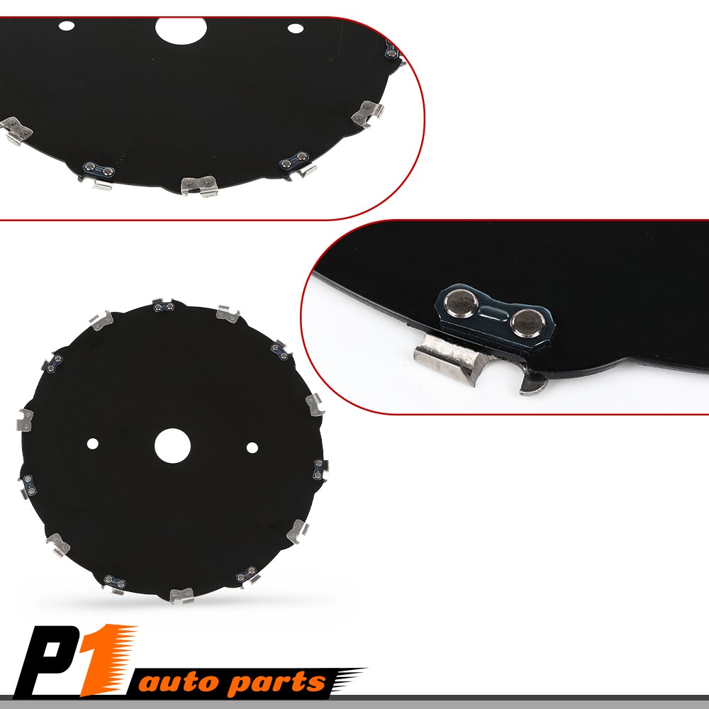 2pcs 14 Tooth Cutter Trimmer Head Weed Mower Saw Blade 9″ Chainsaw Brush Blade