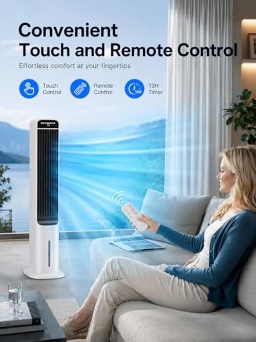 41 Inch Portable Air Conditioners, 3-in-1 Swamp Cooler Air Conditioner 41″