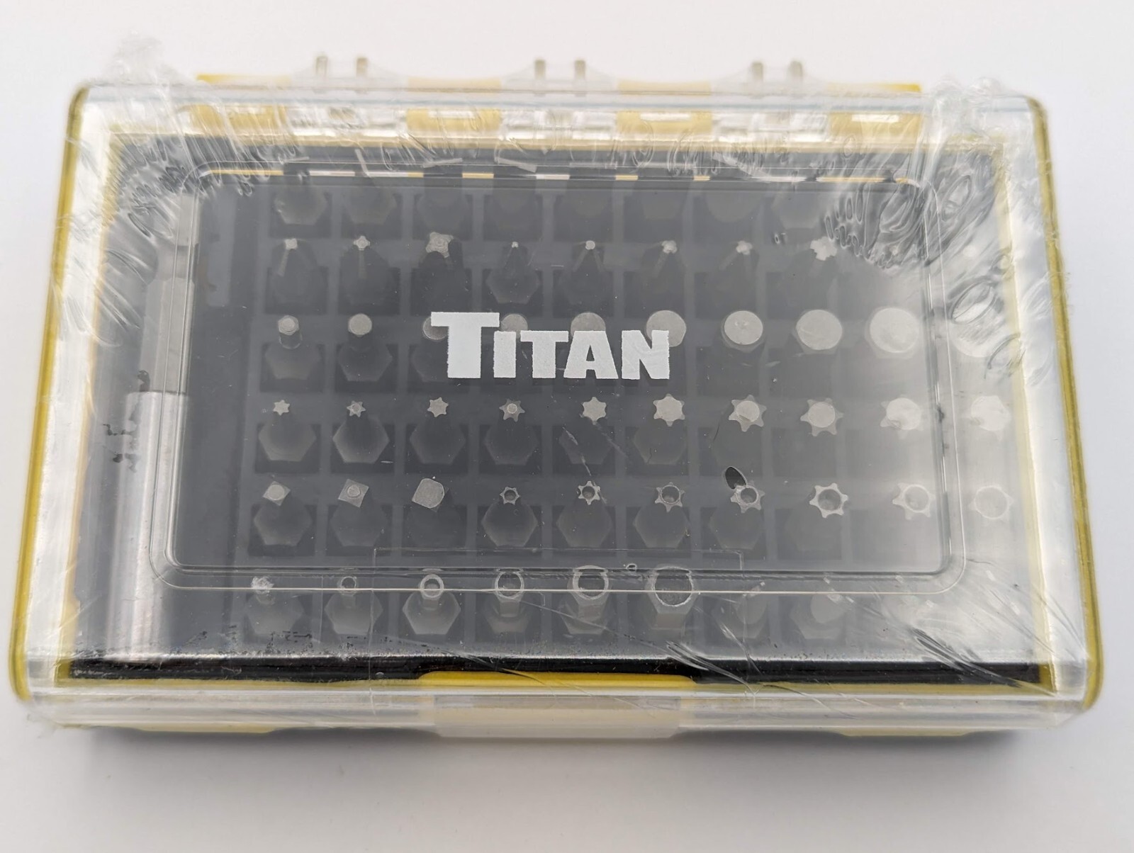Titan 16061 61 Piece Magnetic Driving Bit Set Holder Phillips Torx Hex Slotted