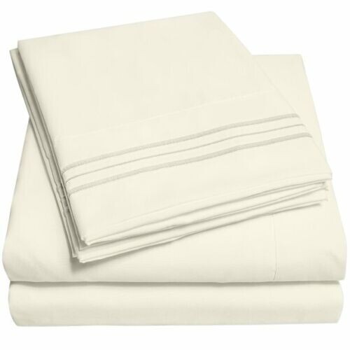 Top Split Flex California King Sheet 4 pc set For Sleep Number 1900 Deep Pockets