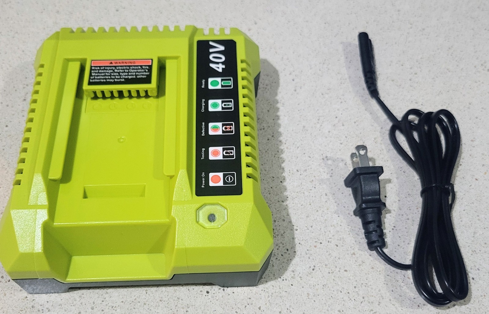 OP401 Rapid Charger for Ryobi 40V 4.0Ah OP40404 OP4040 Battery Charger 🔋📌