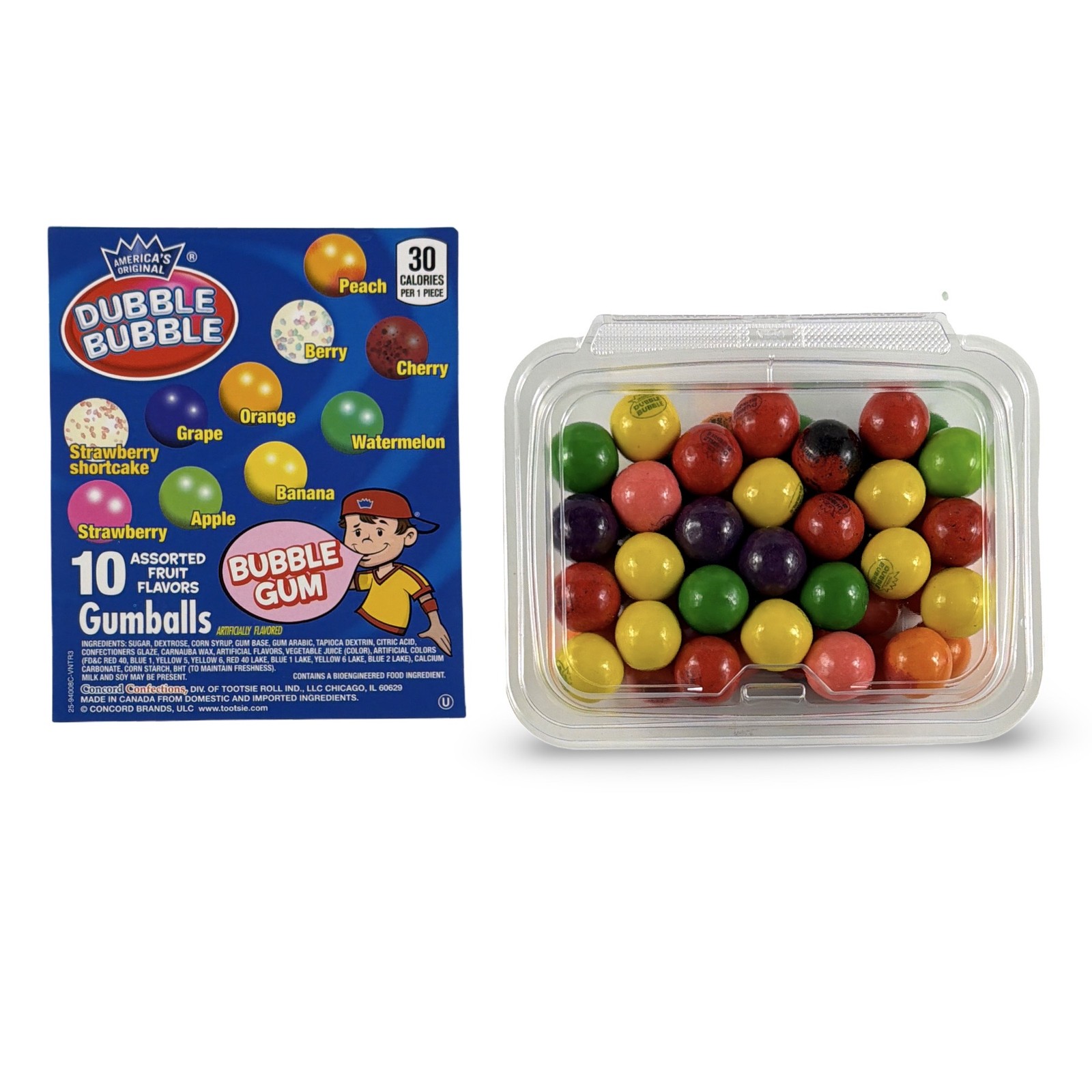 Dubble Bubble Gumball Tub – Classic & Filled Bubble Gum | Choose from 25+ Flavor