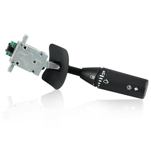 Turn Signal Switch, Push Button, Black, Manual, Compatible with A06-52311-000
