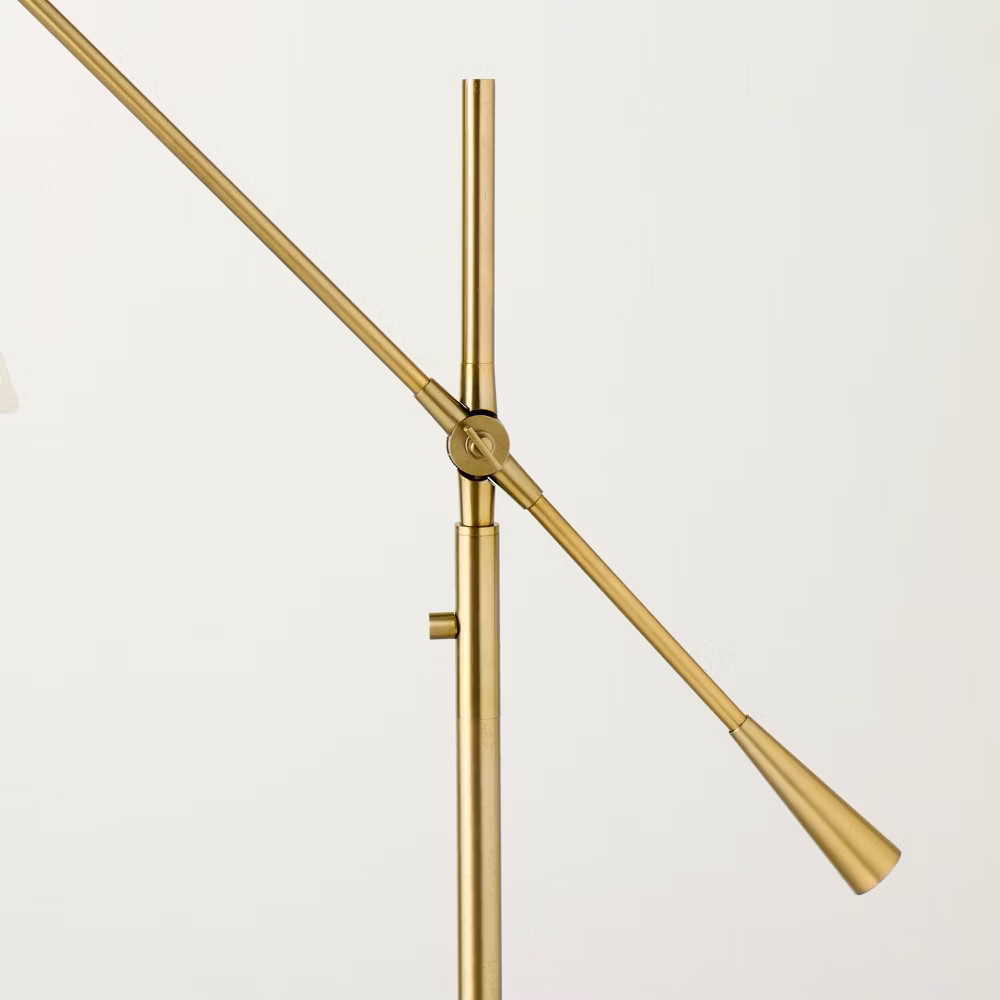 Sour Cream/Brass Hinge Floor Lamp – Hearth & Hand with Magnolia