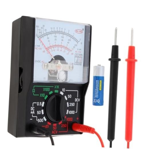 Analog Multimeter, AC/DC Volt 1000V Voltmeter Amp Volt Ohm Voltage Tester