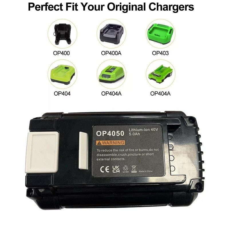 40V 5.0Ah BATTERY FOR Ryobi 40 Volt Lithium OP4050 OP40602 OP40261 OP4060 OP4030