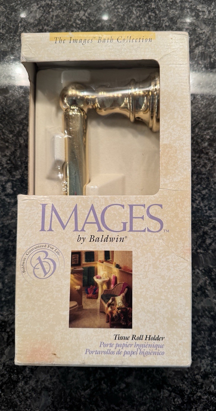 Images by Baldwin Tissue Roll Holder Lifetime Solid Brass Seacrest