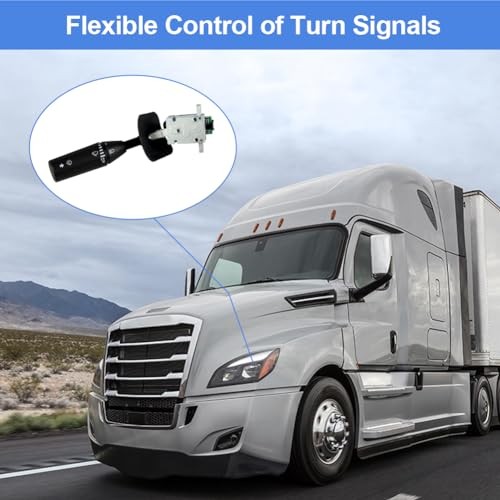 Turn Signal Switch, Push Button, Black, Manual, Compatible with A06-52311-000