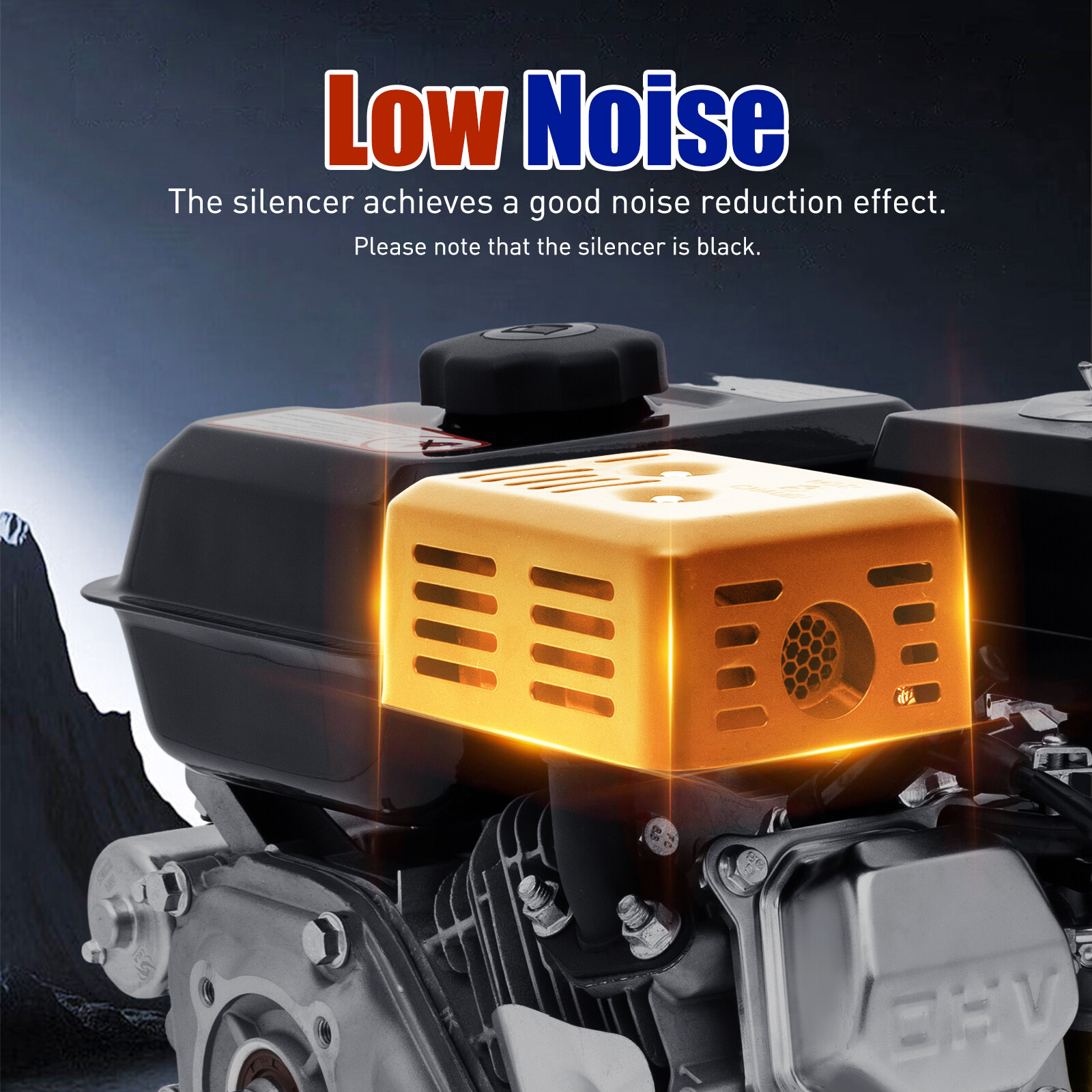 212cc 7.5 HP Electric Start Horizontal Engine Go Kart Gas Engine Motor 4-Stroke