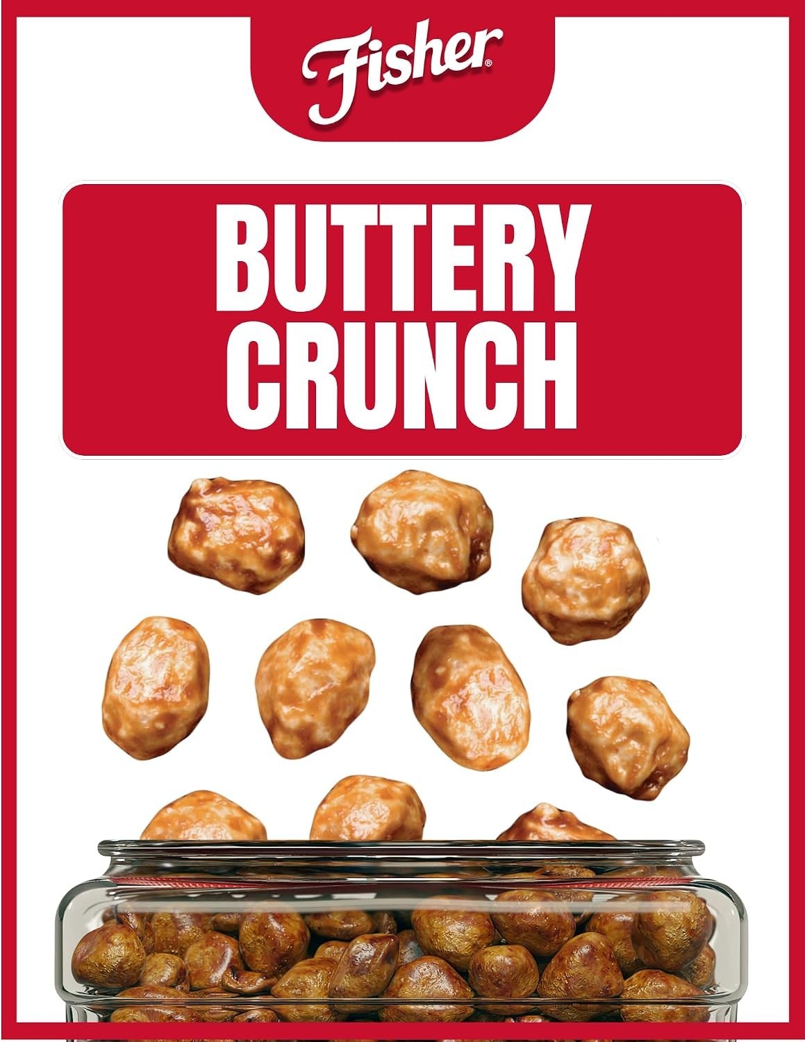 Protein-Packed Butter Toffee Peanuts, 42oz x 6