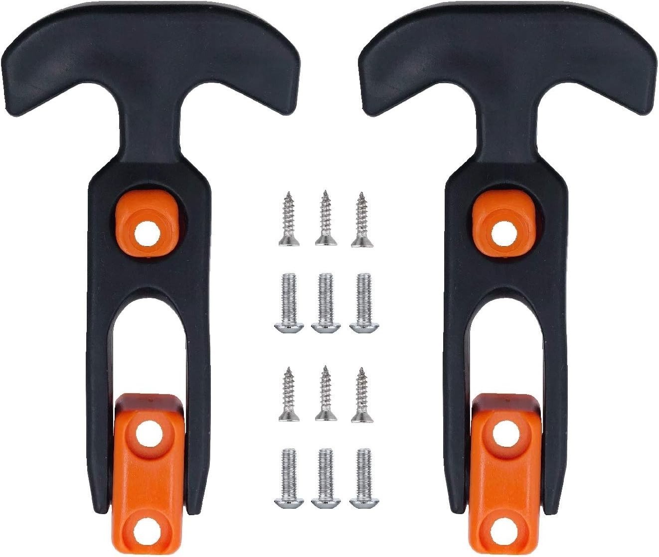 2 PCS Cooler Latch Replacements Durable Cooler Replacement Lid Latches (Orange)