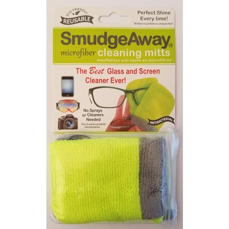 Smudgeaway SMUDGEAWAY MITT Reusable Microfiber Cleaning Mitt 2.5 ft. x 3.5 in.
