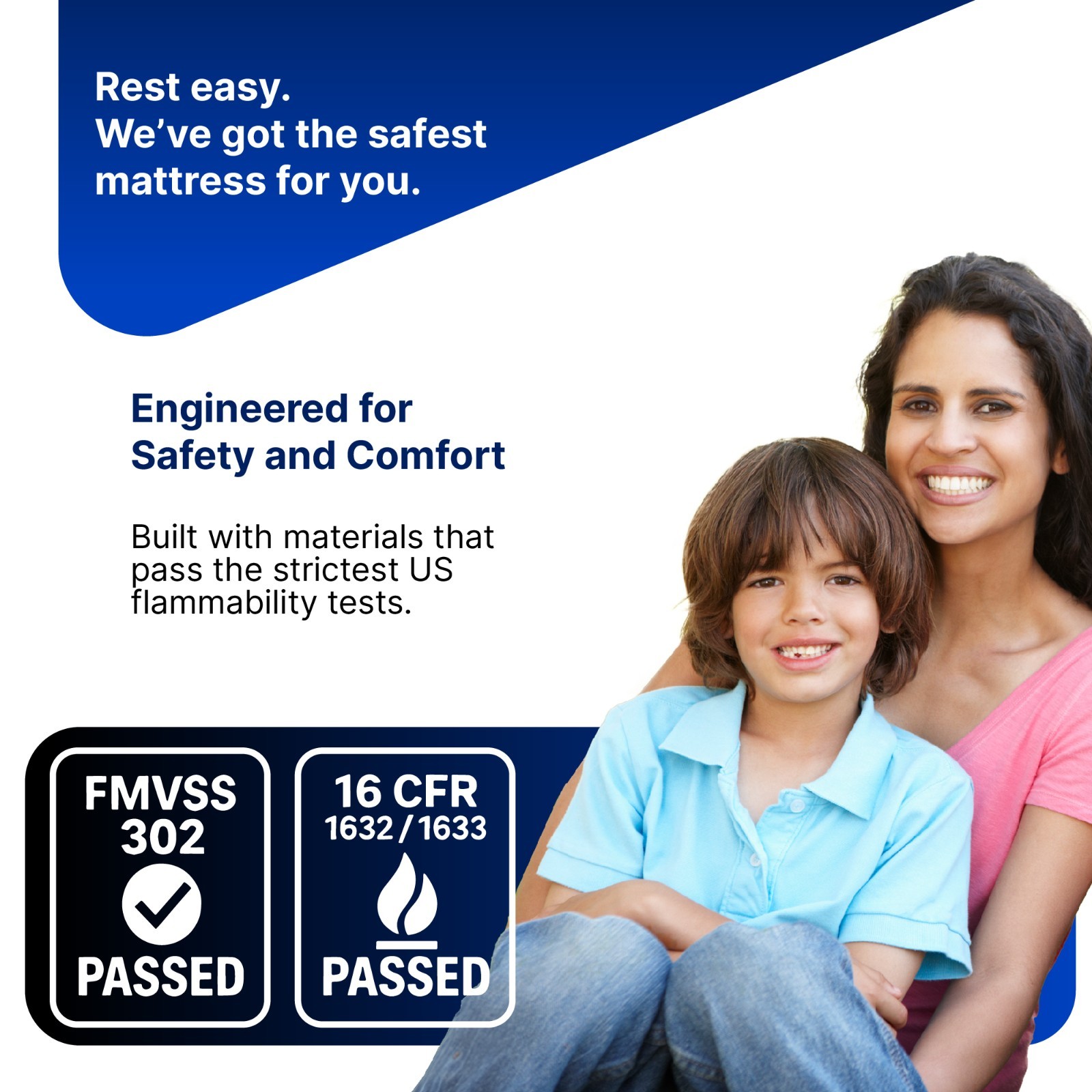 Short Queen, 10 Inch RV Mattress 60×74, High-Quality Memory Foam, hoggisleep NEW
