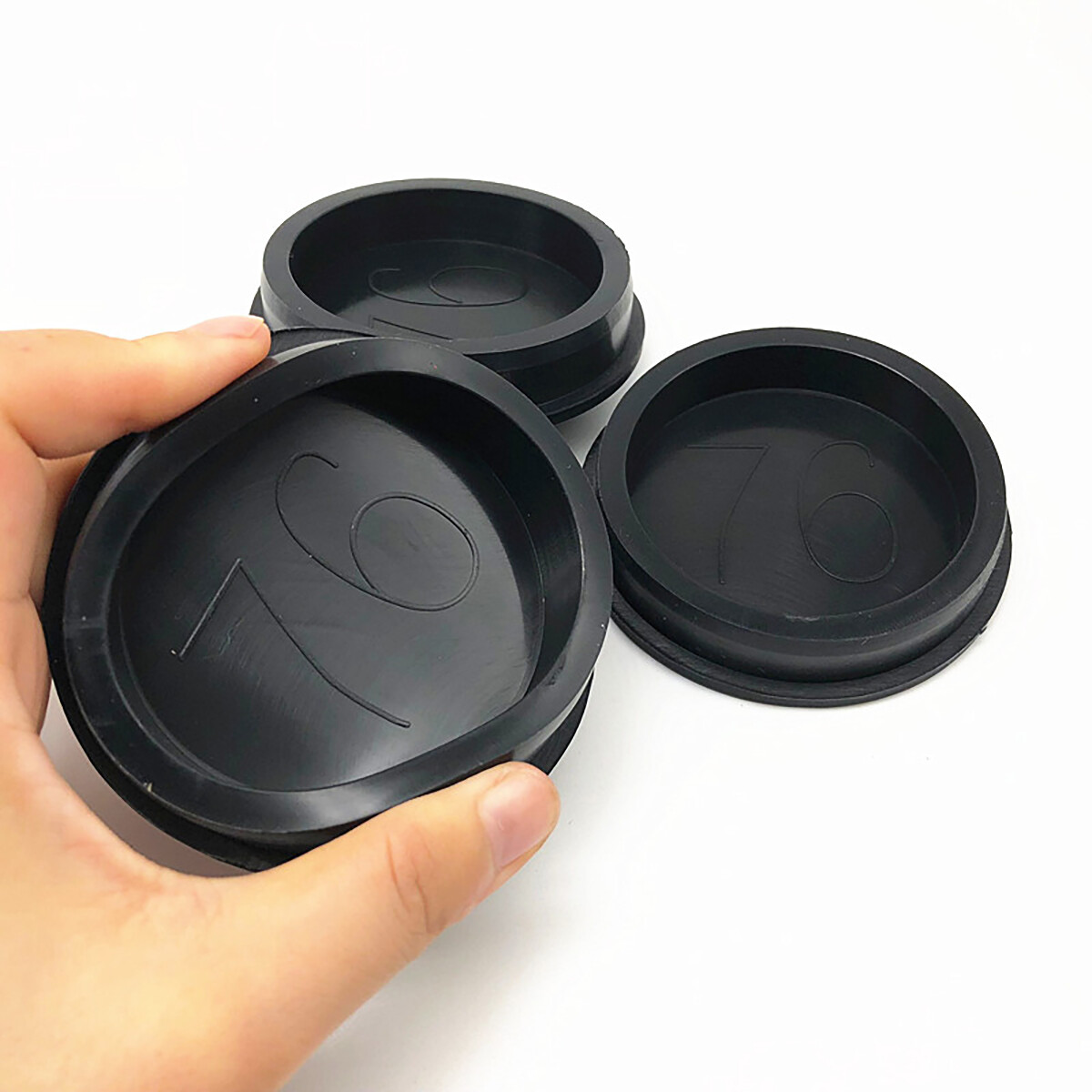 Black Rubber Hole Plug (9mm-101.5mm) – Durable Plug and Cap Ends for Holes