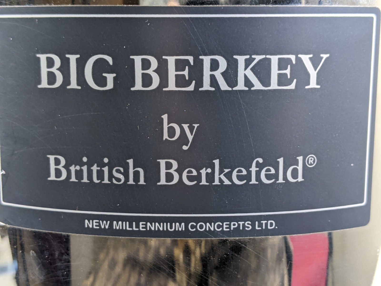 British Berkefeld Big Berkey Water Filter System NO FILTERS