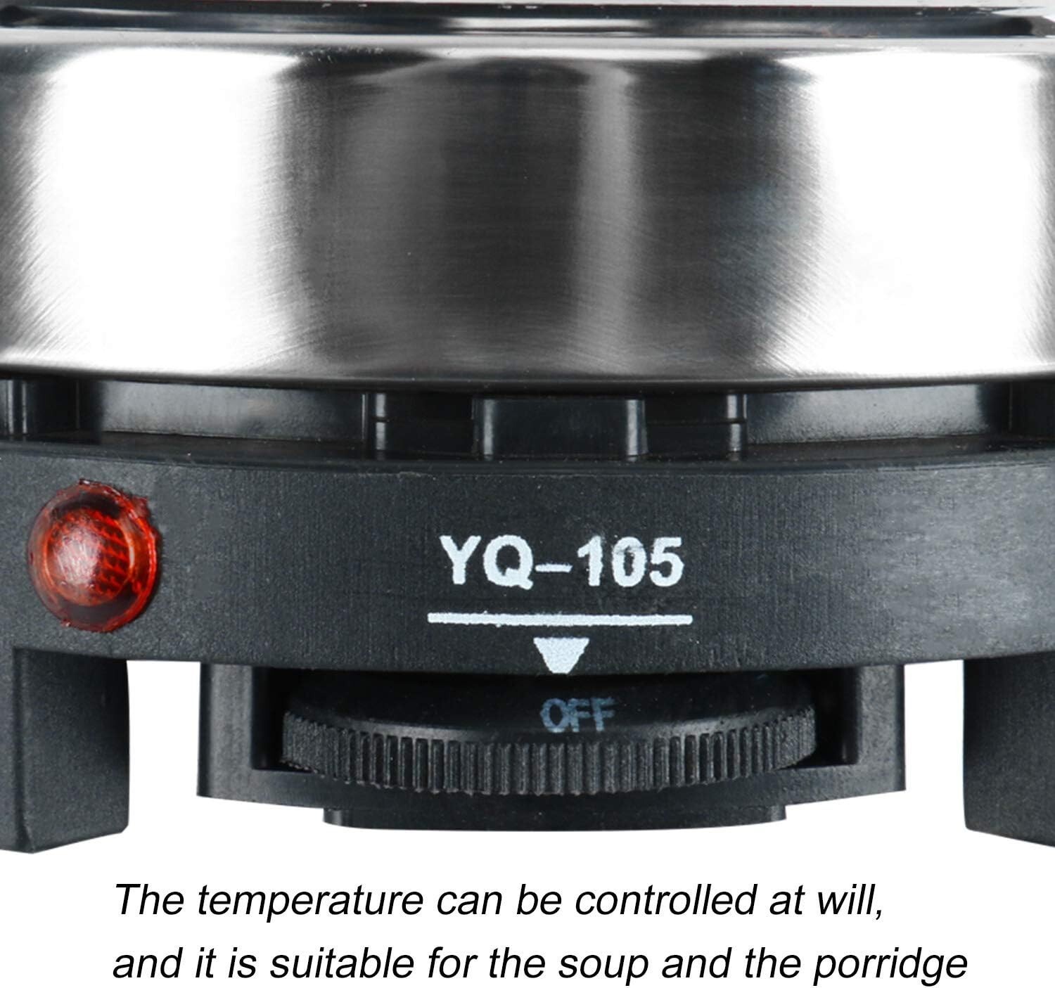 500W Electric Countertop Single Burner Portable Hot Plate Mini Stove 110V