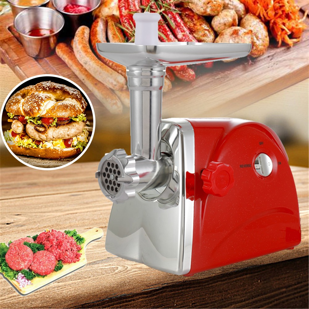 Heavy Duty 3000W Commercial Electric Meat Grinder Sausage Maker Mincer Stuffer