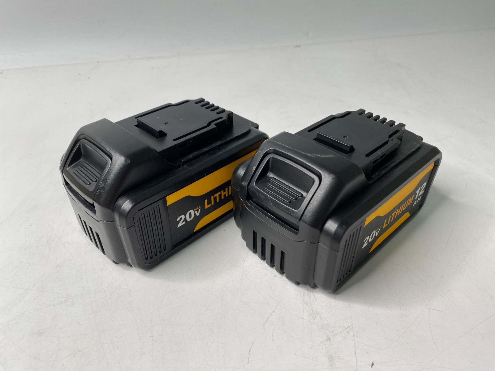 Lot of 2 FOR DEWALT 20V 12.0 AH Lithium-Ion Rechargeable Battery