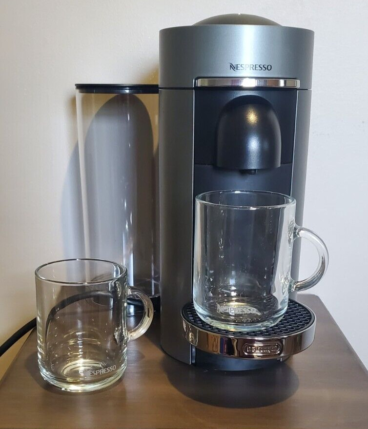 Nespresso Vertuo Plus: Deluxe Version with 2 Nespresso Glass Mugs