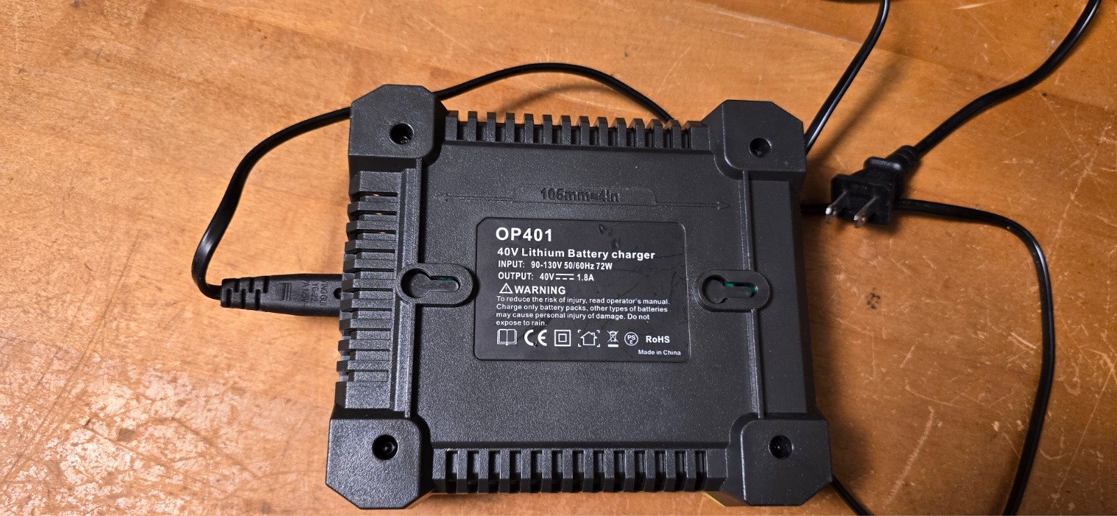 For Ryobi OP401 40V Lithium-Ion Battery Rapid Charger