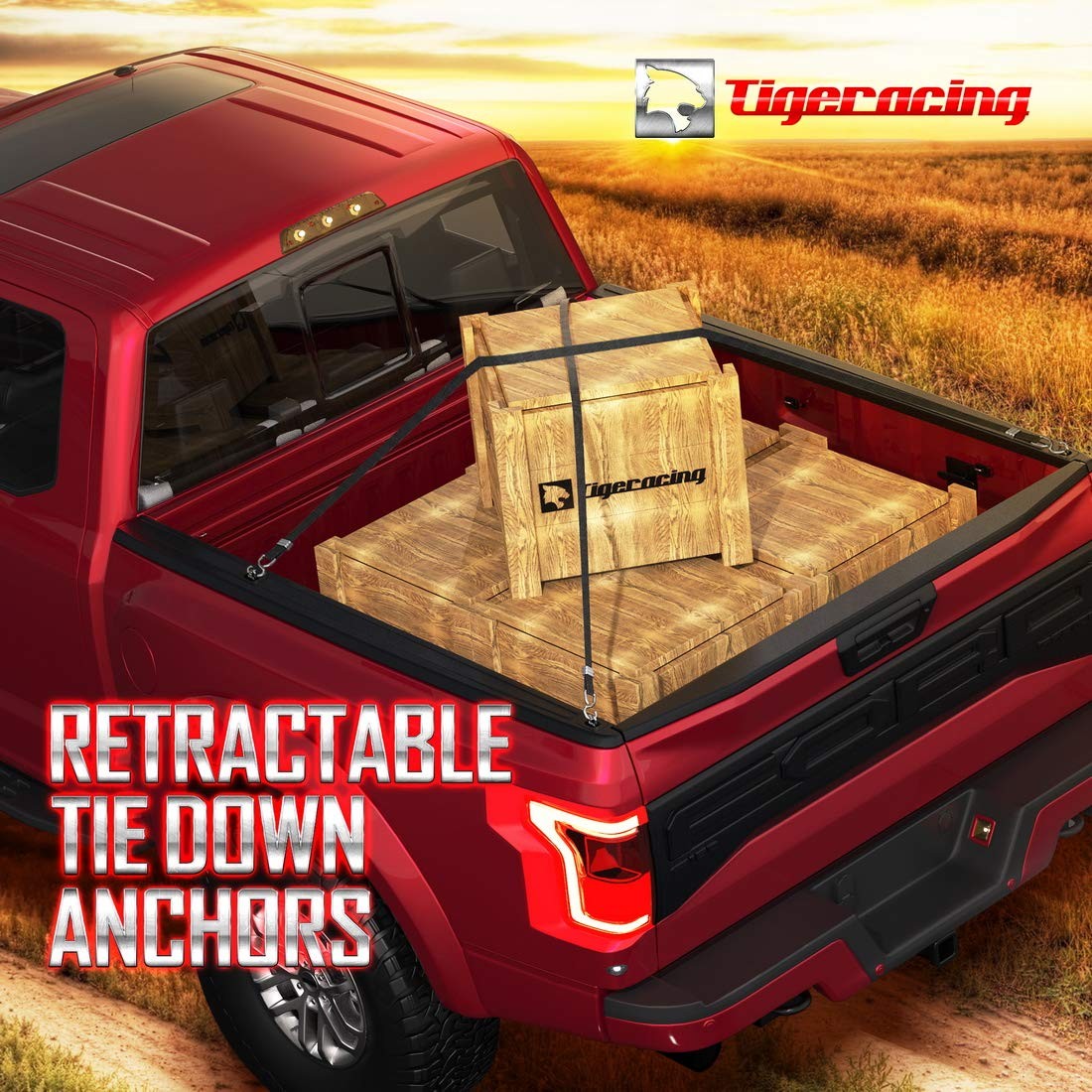 Tie Down Anchors 3000 LBS Capacity All Metal Compatible with 2019 Ram 1500