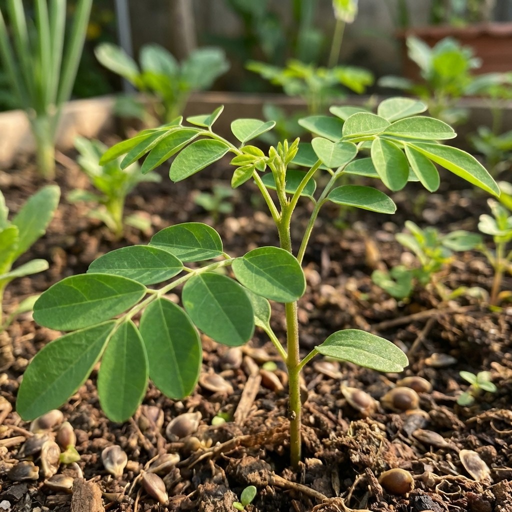 100Pcs Moringa Seeds | Fast-Growing Plant Seeds for Outdoor Garden & Patio