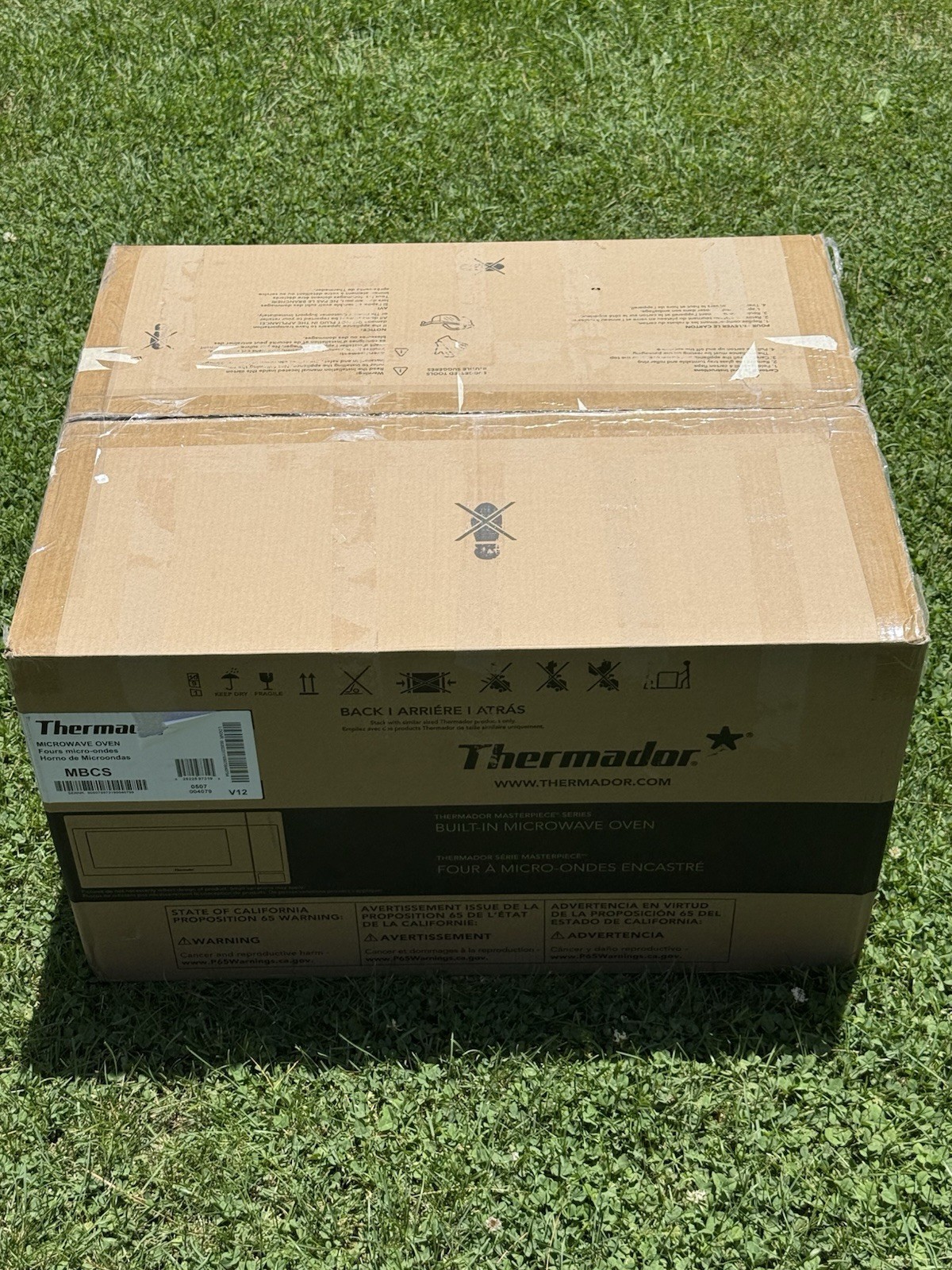 Thermador Masterpiece, Built-In Microwave, 24”, Door Hinge: Stainless MBCS