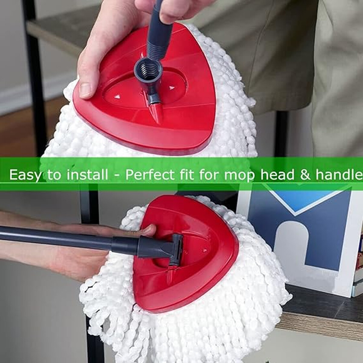 1-4 pcs Microfiber Replacement Mop base For O-Cedar Easy to Clean and install