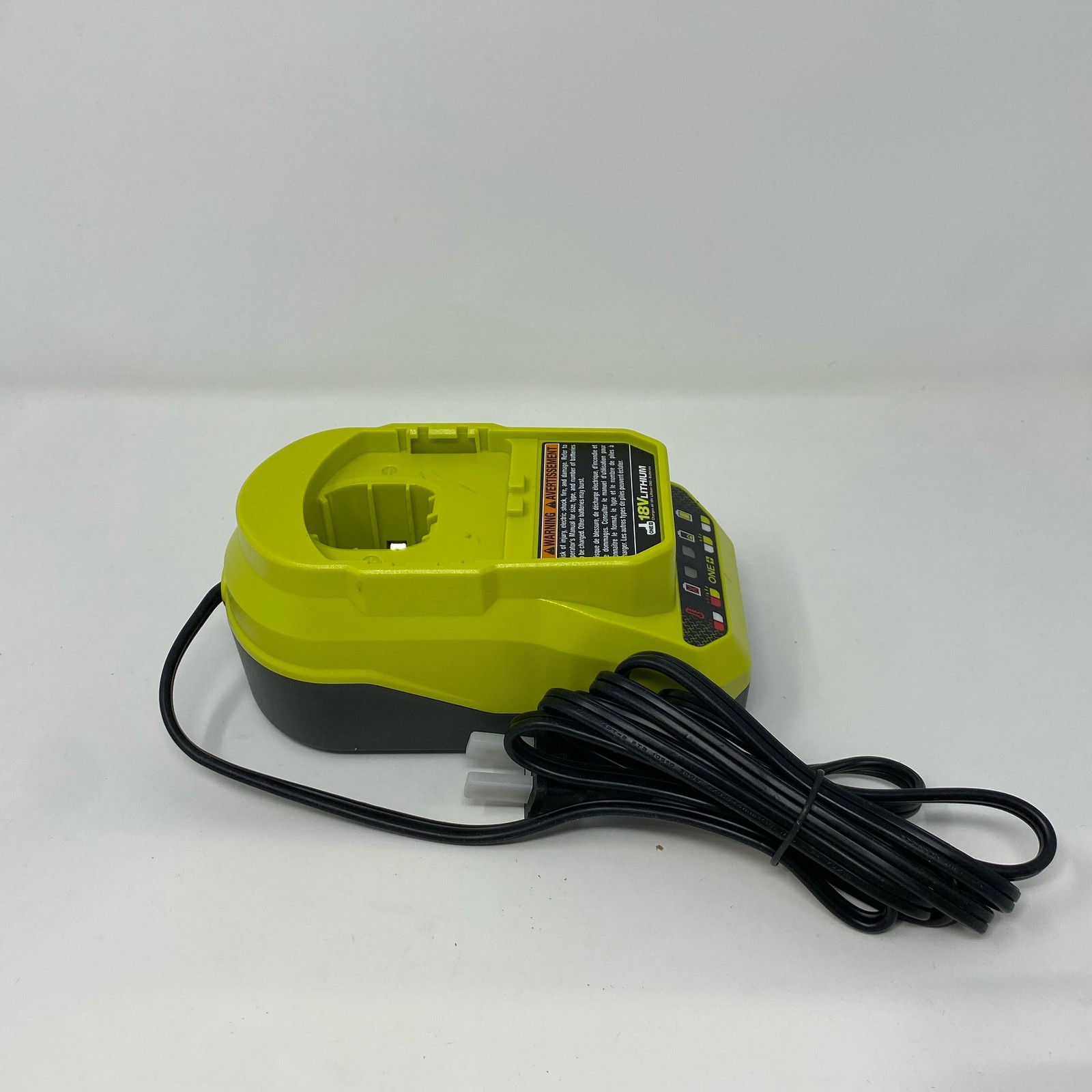 Ryobi ONE+ 18V PCG002 Charger – Neon Green Corded