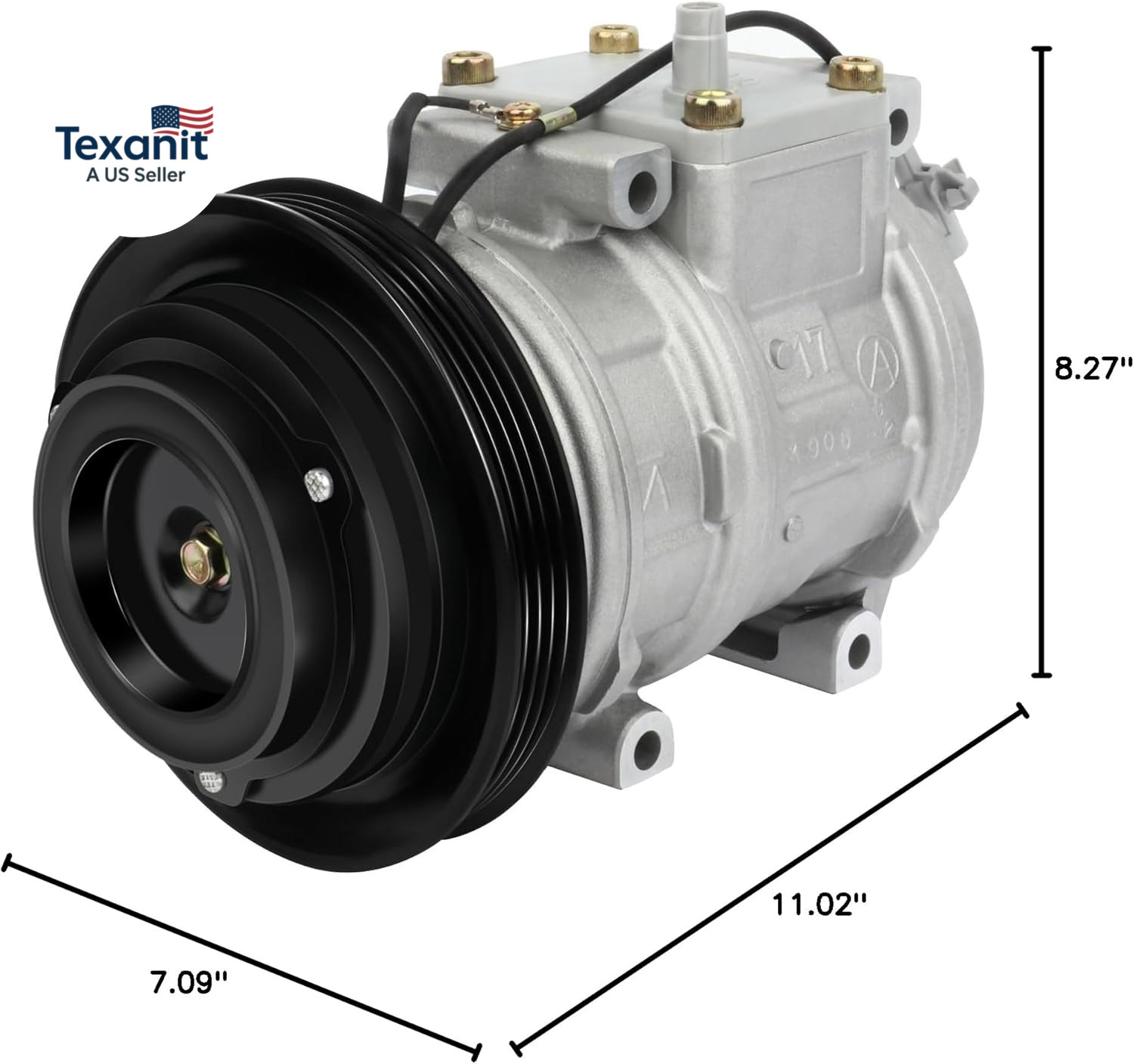 A/C Compressor with Clutch 1996-2002 for Toyota 4Runner 2.7L 3.4L AC Compressor