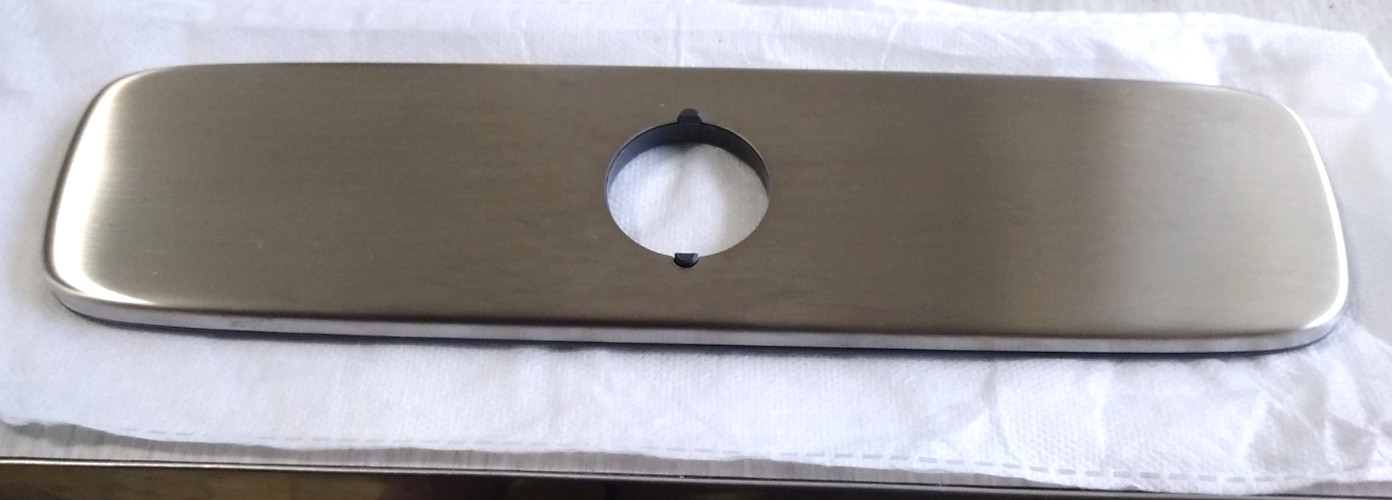 Kohler Ealing Vibrant Brushed Stainless Escutcheon Deck Plate for Faucet NOB