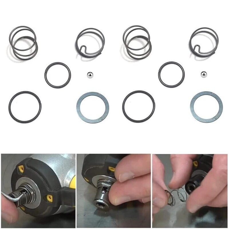 2 SET N078434 Impact Driver Spring Kits with N089668 Steel Ball, Fit DCF885