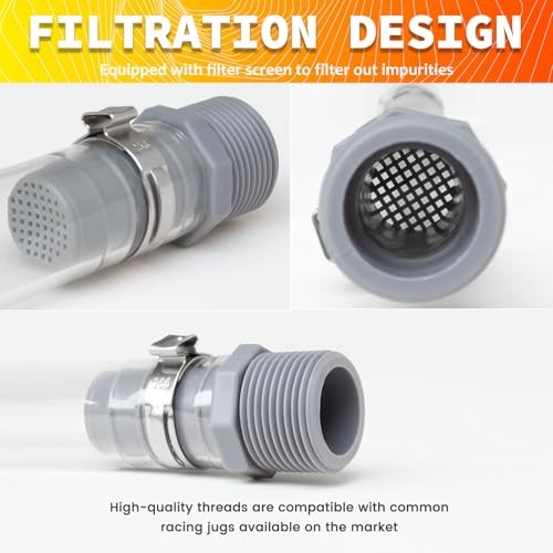 1PC Racing Fuel Jug Complete Replacement Kit – 3042 Jug Cap & PVC Fuel DHBG1PC