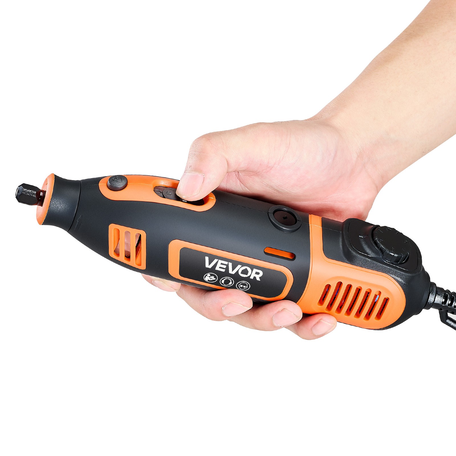 VEVOR 84-Piece Rotary Tool Kit 200W 6-Level Adjustable Speeds 8000-40000 RPM