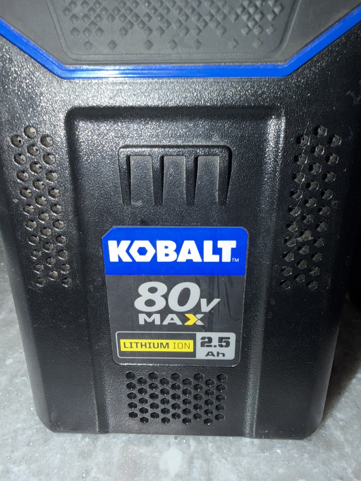BAD KOBALT KB 2580-06 GENUINE 80V MAX 2.5AH LITHIUM-ION BATTERY No Charge Read*