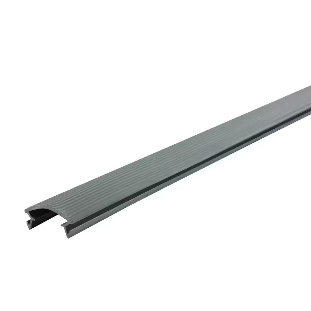 0.75 In. X 72 In. Exterior Gray Vinyl Heavy Duty Door Weatherstripping Threshold
