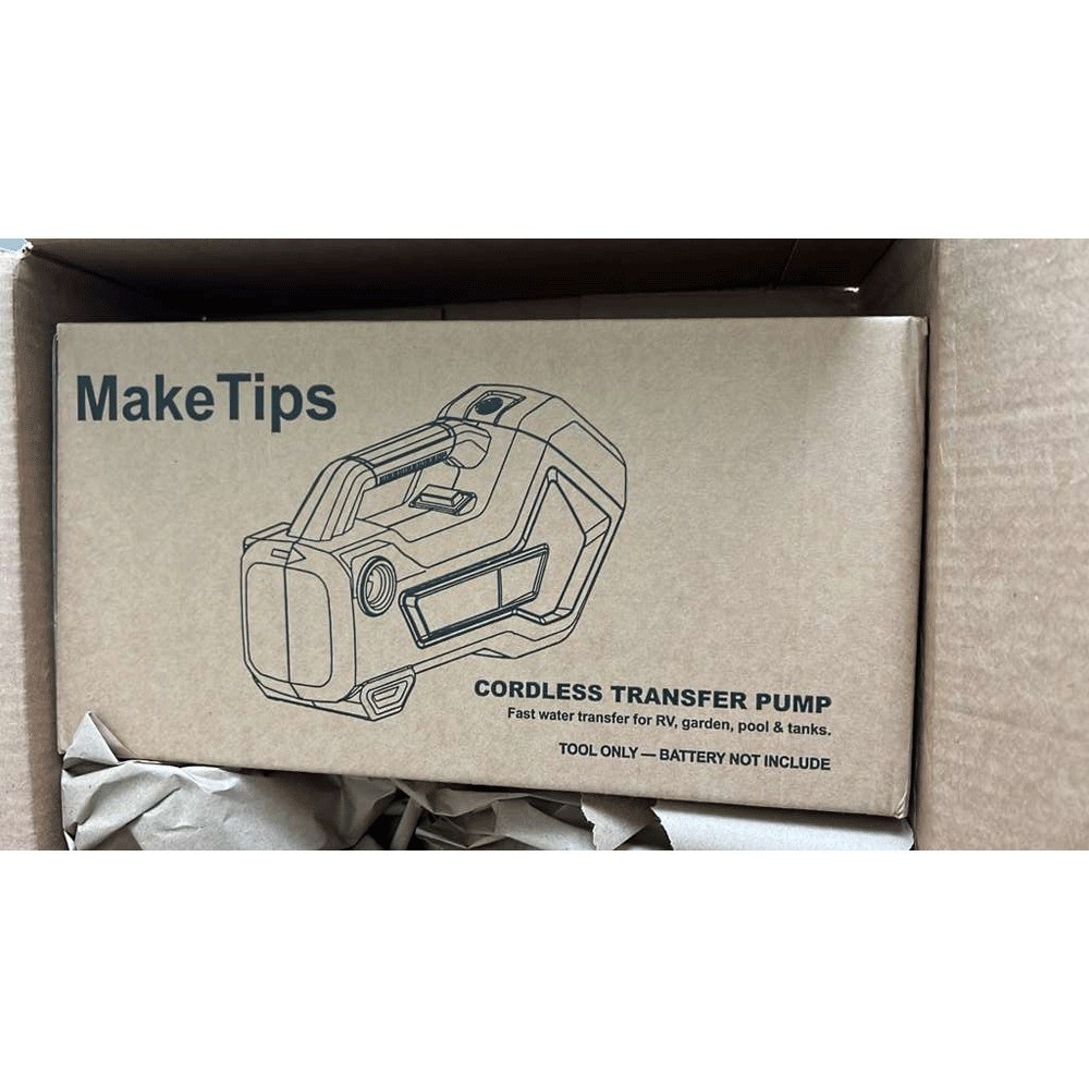 Cordless Water Transfer Pump Portable Utility Pump Tool Only Battery Not Include