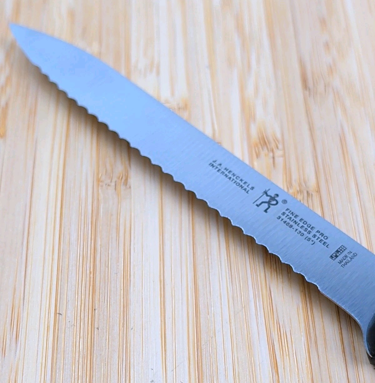 Henckels FINE EDGE PRO 5-in UTILITY Knife, SERRATED, Stainless Steel, 31468-130