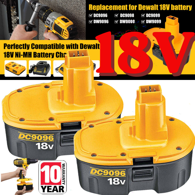 2PACK 18V For Dewalt 18 VOLT XRP Ni-MH 7.0Ah Battery DC9099 DC9096 DC9098 NEW