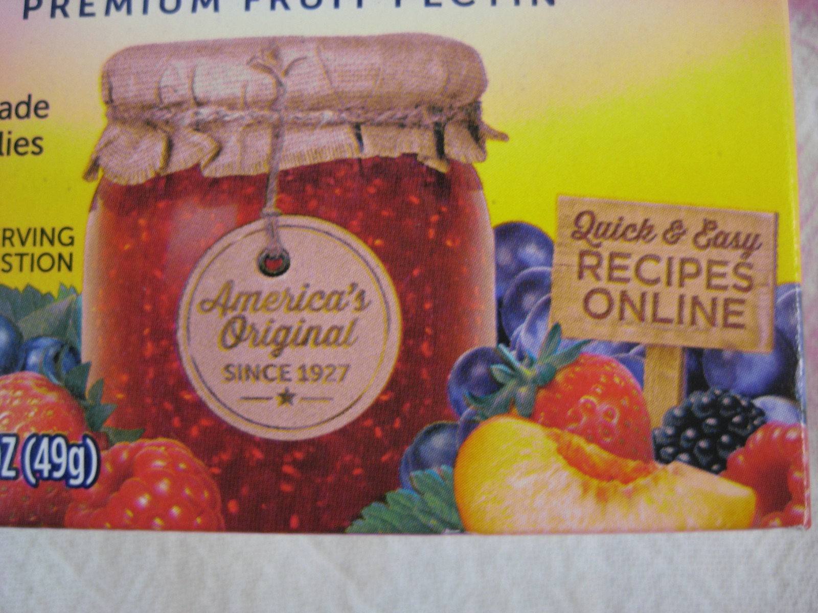 Sure Jell ORIGINAL Premium Fruit Pectin 1.75 oz Per Box Lot of 6 Exp 2028