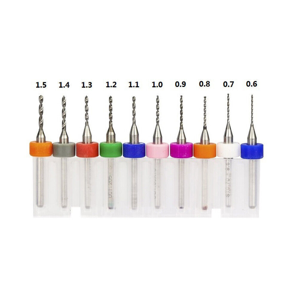 0.1 – 3mm PCB CNC Micro Drill Bits Set Tungsten Steel Carbide Twist Bit Milling