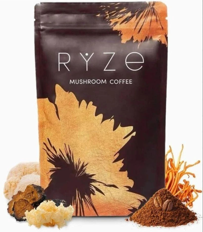 Organic RYZE Mushroom Coffee 1 Pack 30 Servings Instant New