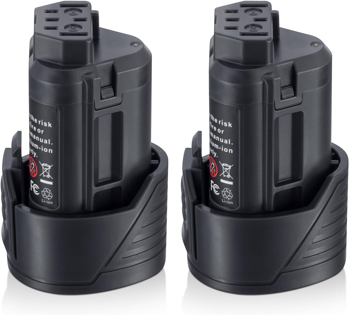 12V 3.0Ah Li-Ion Replacement Battery Pack (2-Pack) for Ridgid 12V Tools