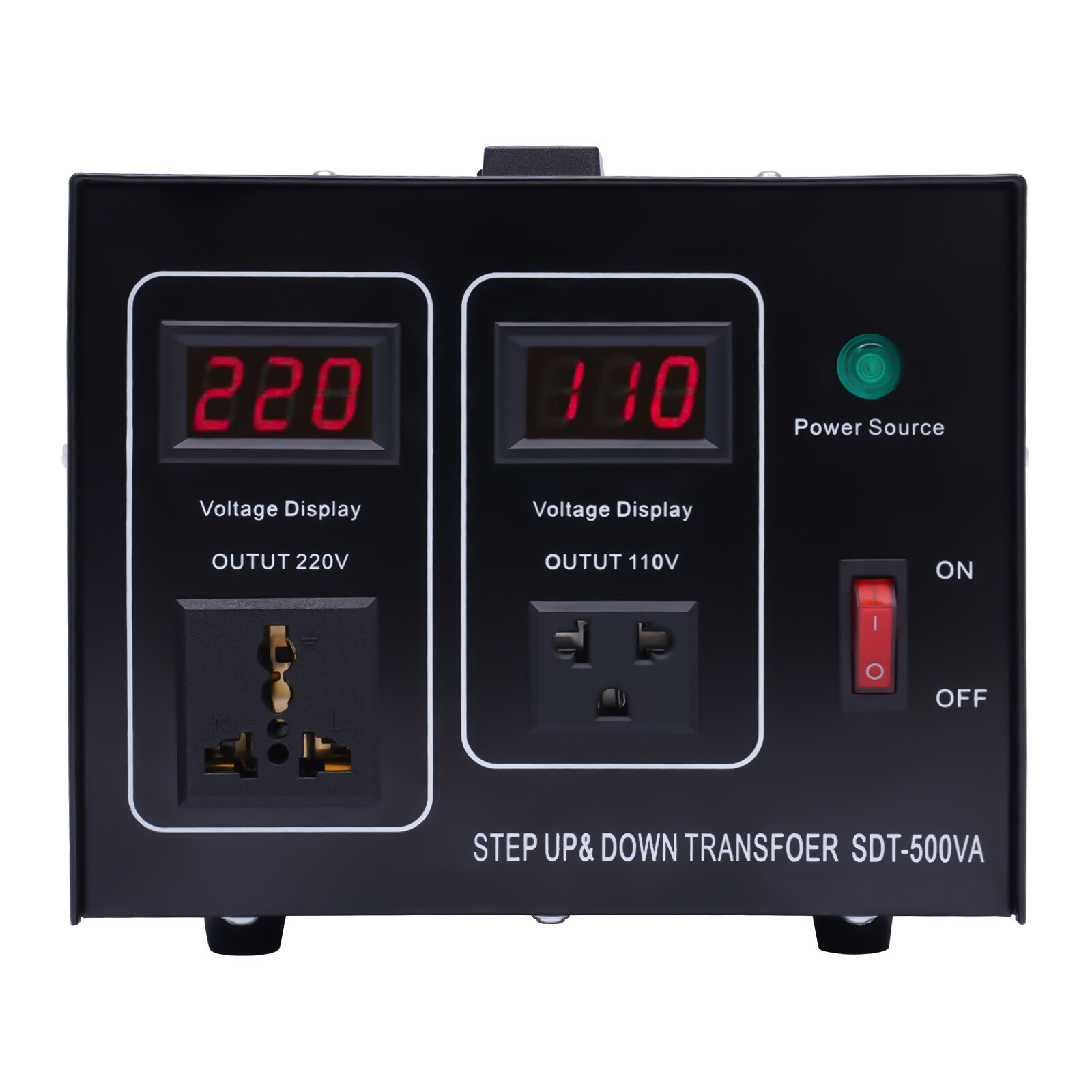 500W Step Up Step Down Voltage Converter Transformer 110V to 220V 240V to 120v