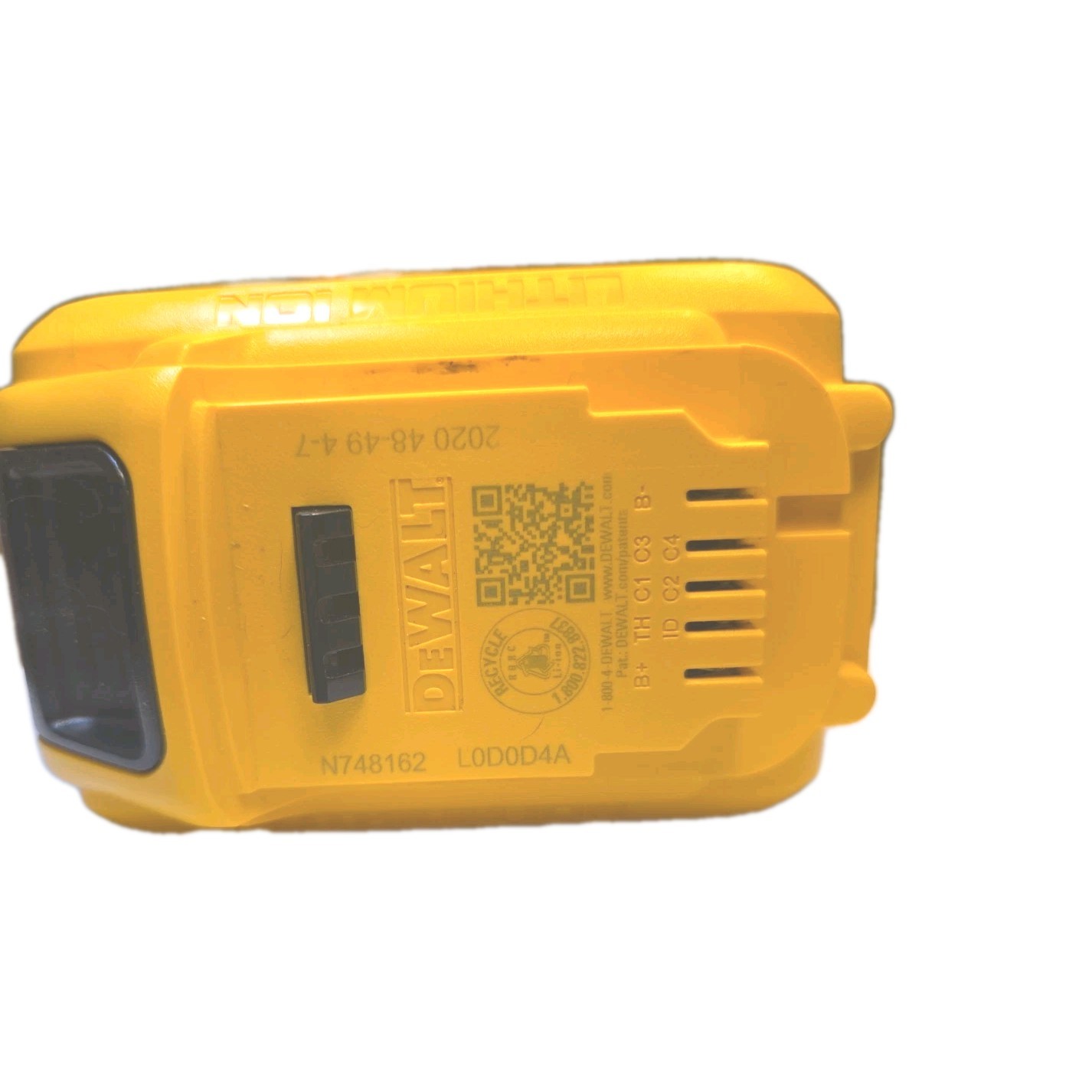 DEWALT DCB206 20V 6Ah XR Lithium Ion Battery.New-no Box